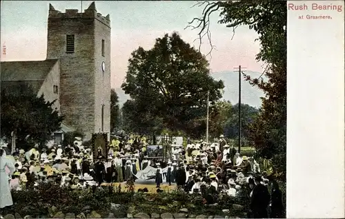 Ak Grasmere Lake District Cumbria North West England, Rush Bearing