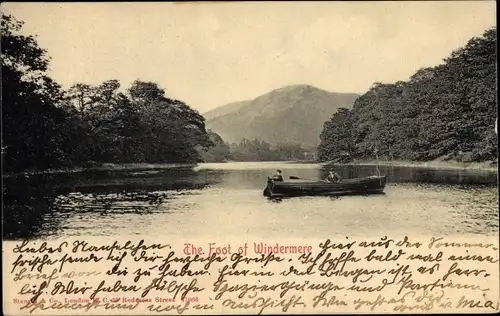 Ak  Lake District Cumbria England, The Foot of Windermere