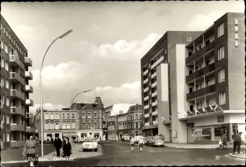 Ak Elmshorn in Schleswig Holstein, Gerberstraße, Spar