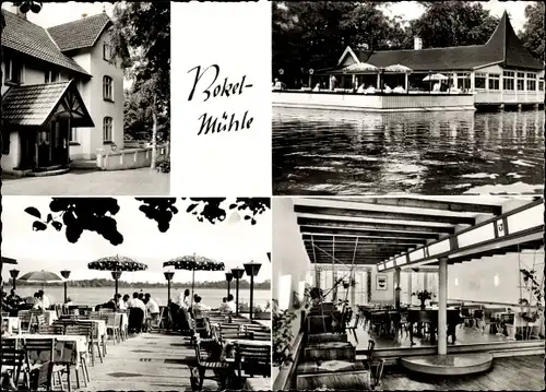 Ak Bokel in Schleswig Holstein, Bokel Mühle, Terrassenpartie