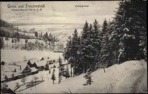 Ak Freudenstadt im Nordschwarzwald, Christophstal