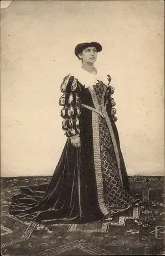 Ak 's Gravenhage Den Haag Südholland, Nationaal Historischen Optocht 1913, Emilia van Nassau