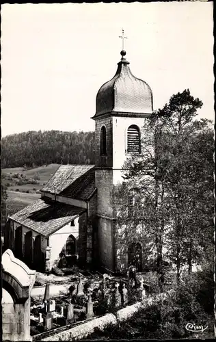 Ak Chaux des Crotenay Jura, Kirche