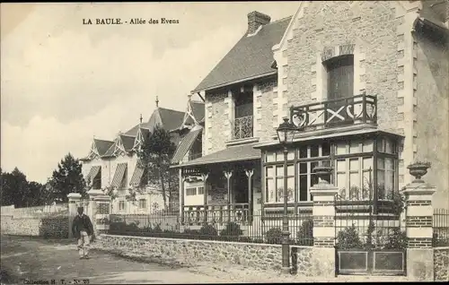 Ak La Baule Loire Atlantique, Allée des Evens