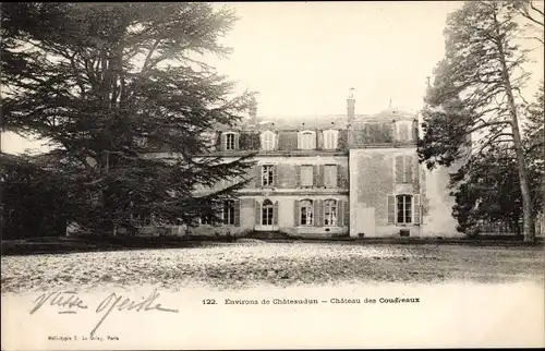 Ak Châteaudun Eure et Loir, Chateau des Coudreaux