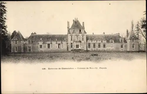 Ak Châteaudun Eure et Loir, Chateau de Romilly