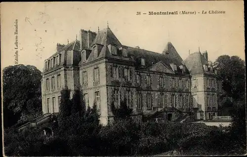 Ak Montmirail Marne, Le Chateau