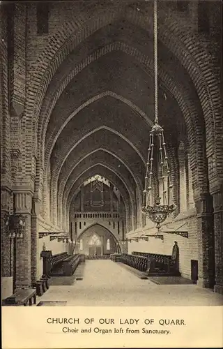 Ak Quarr South West England, Church of our Lady of Quarr