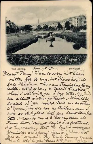 Ak Dawlish South West England, The Green