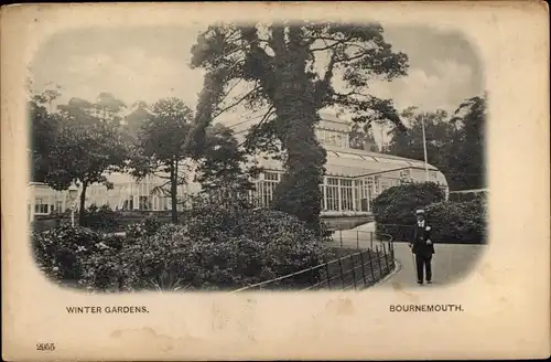 Ak Bournemouth Dorset South West England, Winter Gardens