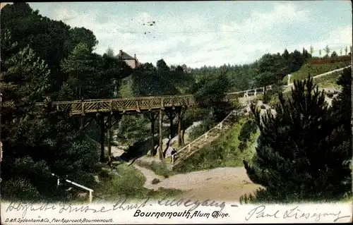 Ak Bournemouth Dorset South West England, Alum Chine