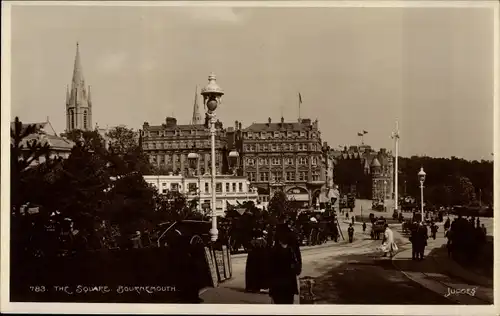 Ak Bournemouth Dorset South West England, The Square