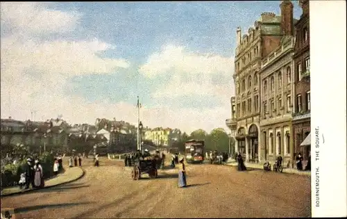 Künstler Ak Bournemouth Dorset South West England, The Square