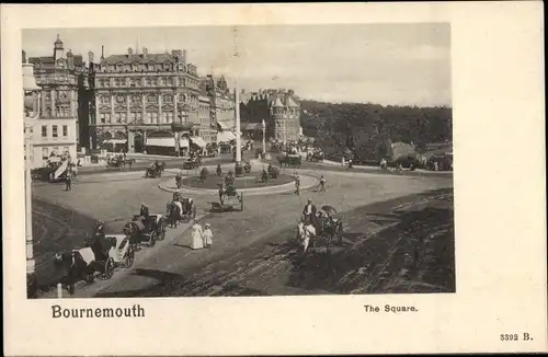 Ak Bournemouth Dorset South West England, The Square