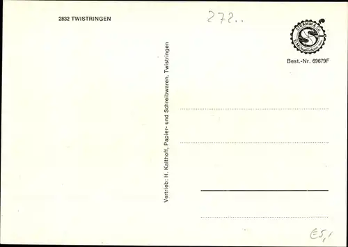 Ak Twistringen Niedersachsen, Straßenpartien, Oldenburgische Landesbank