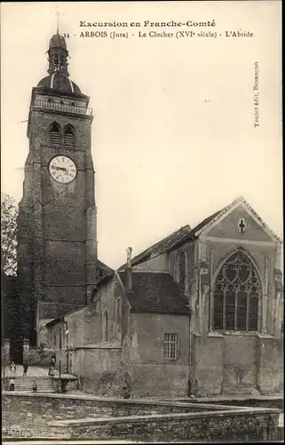 Ak Arbois Jura, le Clocher, Église