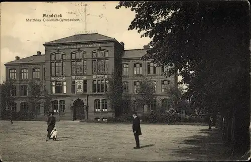 Ak Hamburg Wandsbek, Matthias Claudius Gymnasium