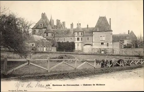 Ak Châteaudun Eure et Loir, Chateau de Moleans