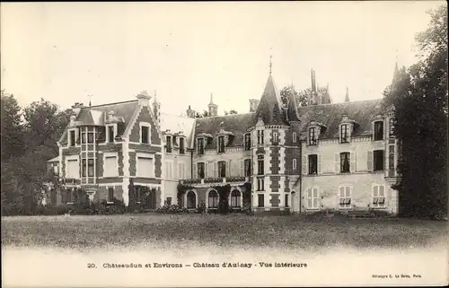 Ak Châteaudun Eure et Loir, Chateau d'Aulnay