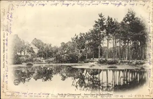 Ak Châteauneuf Eure et Loir, Saint Jean de Rebervilliers