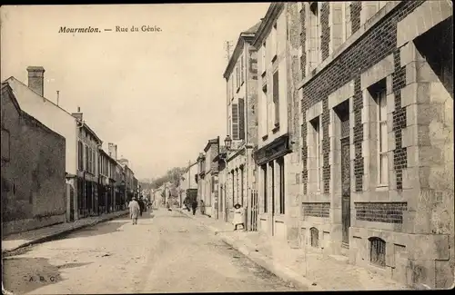 Ak Mourmelon Marne, Rue de Genie