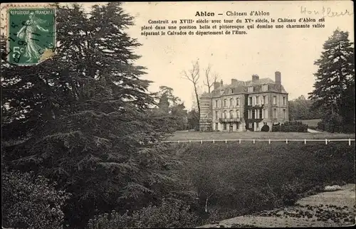 Ak Ablon sur Seine Val de Marne, Château