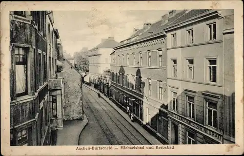 Ak Burtscheid Aachen Nordrhein Westfalen, Michaelsbad, Krebsbad, Hotel und Badehaus zum Neubad