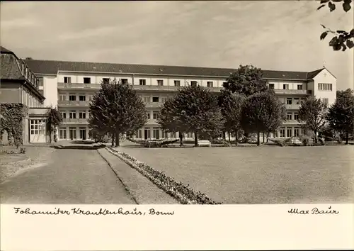 Ak Bonn in Nordrhein Westfalen, Johanniter Krankenhaus, Fotograf Max Baur