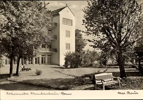 Ak Bonn in Nordrhein Westfalen, Johanniter Krankenhaus, Fotograf Max Baur