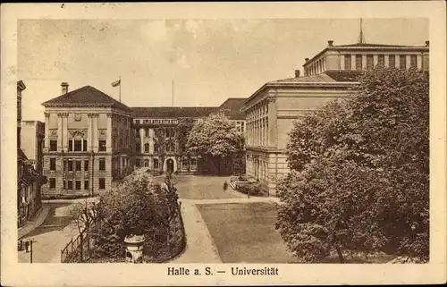 Ak Halle an der Saale, Universität