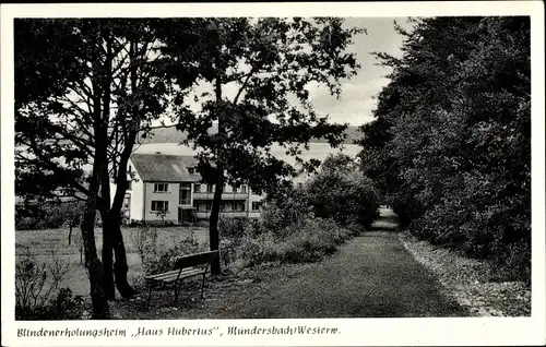 Ak Mündersbach Westerwald, Blindenerholungsheim Haus Hubertus
