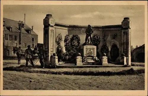 Ak Péronne Somme, Denkmal von 1870-1871