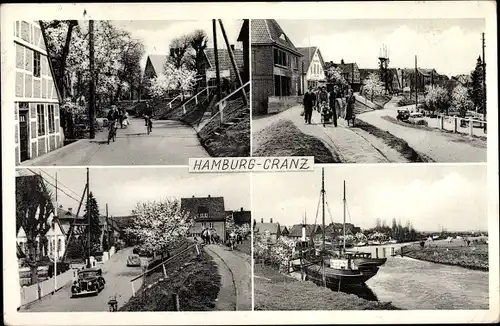 Ak Hamburg Harburg Cranz, Ortsansichten