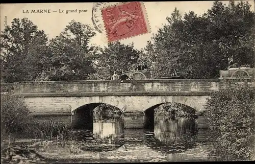 Ak La Marne Loire Atlantique, Le grand pont