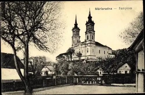 Ak Radna Lipova Rumänien, Maria Radna, Templom