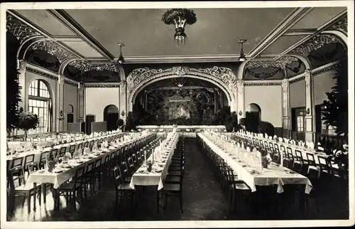 Ak Limbach Oberfrohna Sachsen, Schweizerhaus, Innenansicht