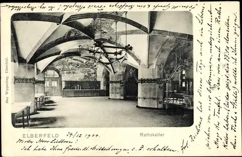 Ak Elberfeld Wuppertal, Ratskeller