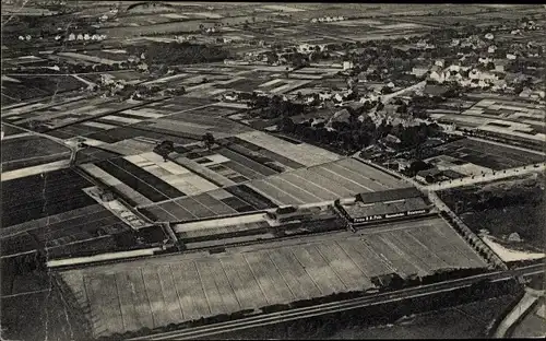 Ak Halstenbek Schleswig Holstein, Forstbaumschulen, Luftschiffaufname Zeppelin Hansa