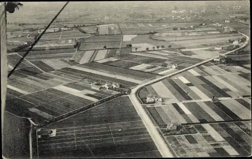 Ak Halstenbek Schleswig Holstein, Forstbaumschulen, Fliegeraufnahme Zeppelin Hansa