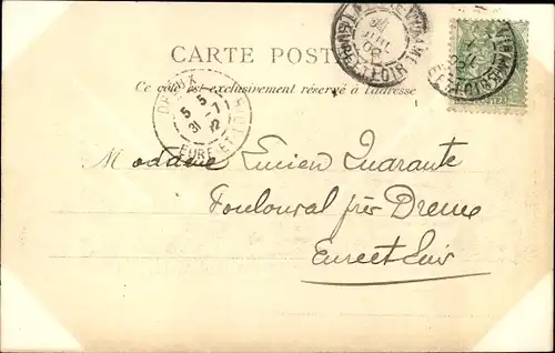 Ak La Ferté Vidame Eure et Loir, Ruines du Chateau de M. de Laborde