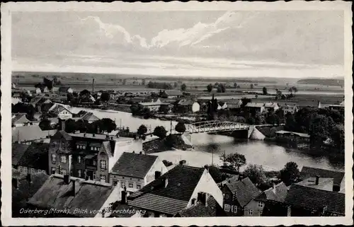 Ak Oderberg in der Mark, Panorama vom Albrechtsberg