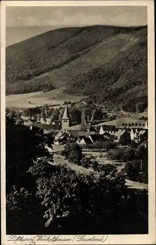 Ak Wenholthausen Eslohe im Sauerland, Teilansicht