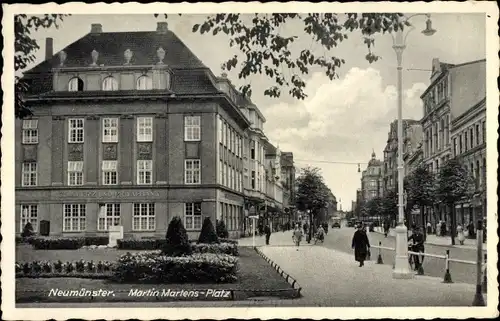 Ak Neumünster in Holstein, Martin Martens Platz