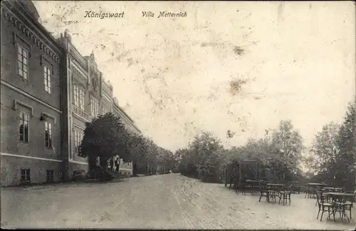 Ak Lázně Kynžvart Bad Königswart Reg Karlsbad, Villa Metternich