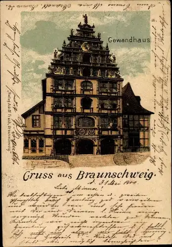 Litho Braunschweig in Niedersachsen, Gewandhaus
