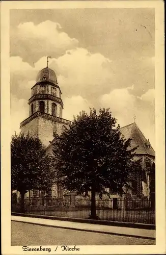 Ak Zierenberg Hessen, Kirche, Straßenseite