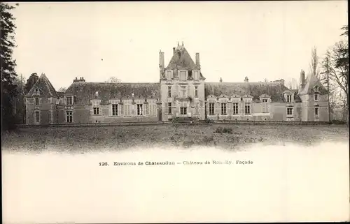 Ak Châteaudun Eure et Loir, Chateau de Romilly