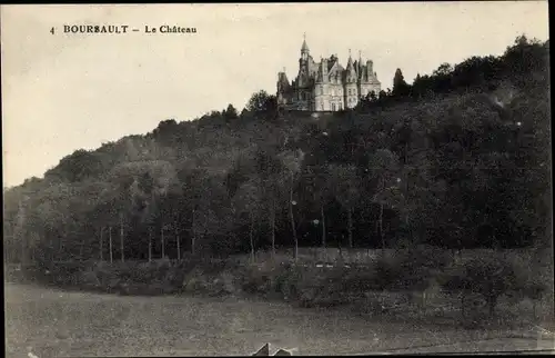 Ak Boursault Marne, Le Chateau