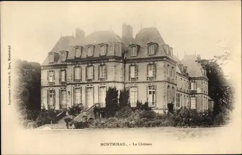 Ak Montmirail Marne, Le Chateau