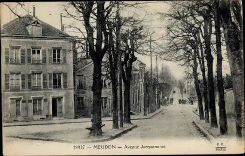 Ak Meudon Hauts de Seine, Avenue Jacqueminot